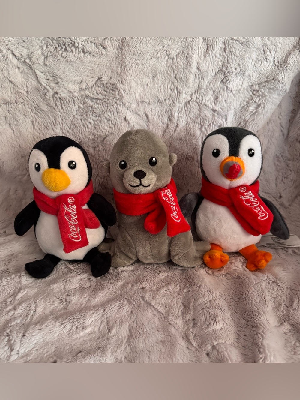 Coca Cola Mini Plush Toys - 3 Count